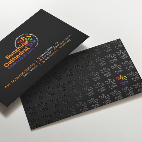Business Card for Growing Progressing LGBTQ Church Design by LAXMI DESIGNHUB
