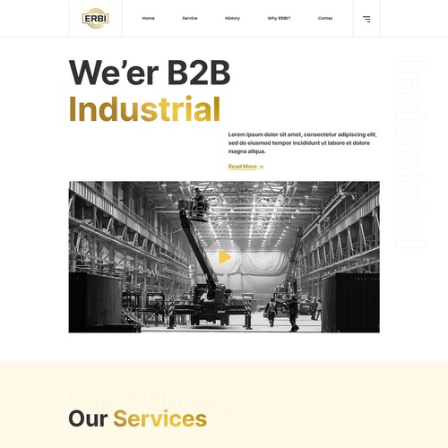 Proposta di design per un contest della categoria Design di sito web realizzata da FuturisticBug