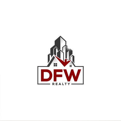 Real Estate Brokerage Logo for DFW Realty (DFW - Dallas-Fort Worth, TX) Design by wali99