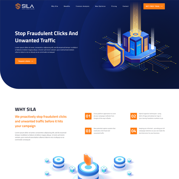 Cyber Security Website Design