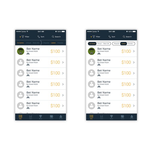Challenge App Design by shantnix
