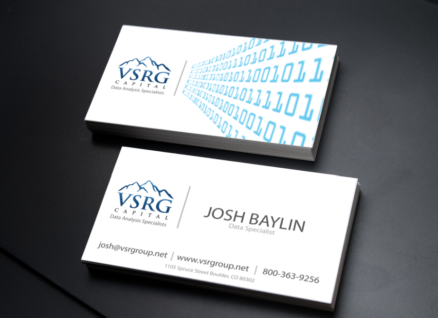 Data Analytics Pany Needs Awesome New Business Cards