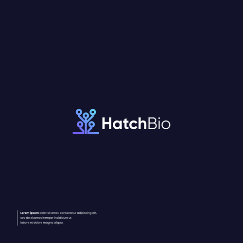 Design a logo for an innovative biotech company that efficiently hatches new medicines Design by yapo™