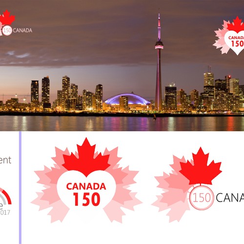 Community contest: Design Canada’s 150th birthday logo! Diseño de Mzej