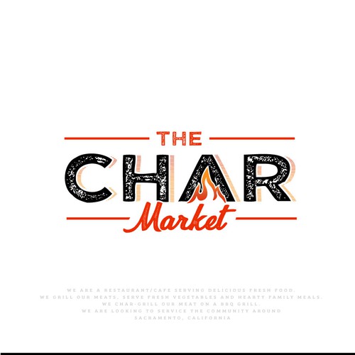 Char Market Needs a logo (Char Grilled Restaurant) Design by Unik ART