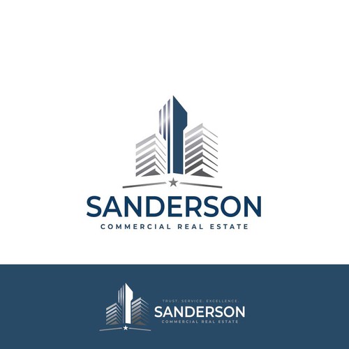 Bring the heat! - Sanderson Commercial Real Estate Logo & Website Diseño de Friendly Label