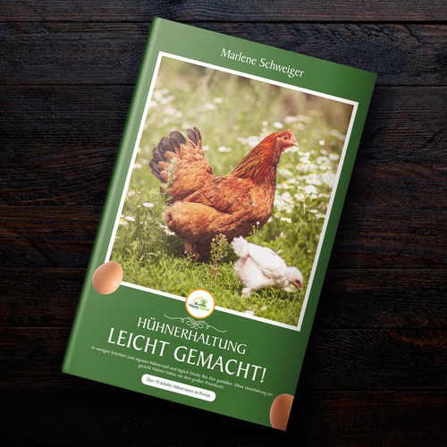 Chicken Farming Book Cover Design by Champdk