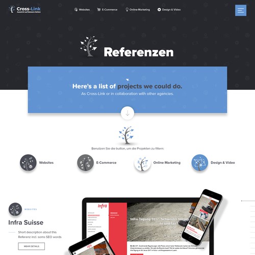 Web agency looking for creative & outstanding web design Design by Studio Ubique