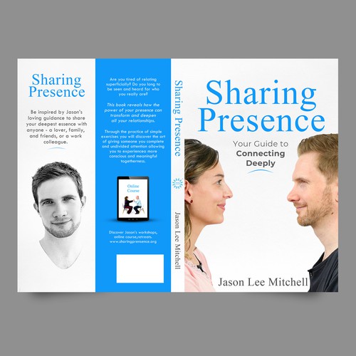 Mindfulness Book Cover on Sharing Presence Design by Yna