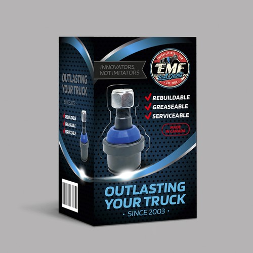 Artwork Design for Automotive Ball Joint Packaging Design by NataliG
