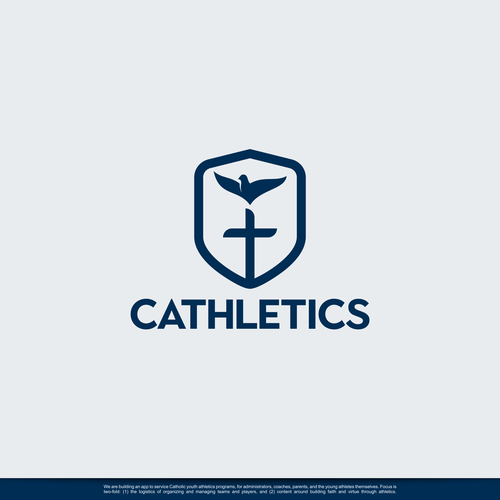 App branding: Christian Faith + Youth Athletics Design by DC | DesignBr