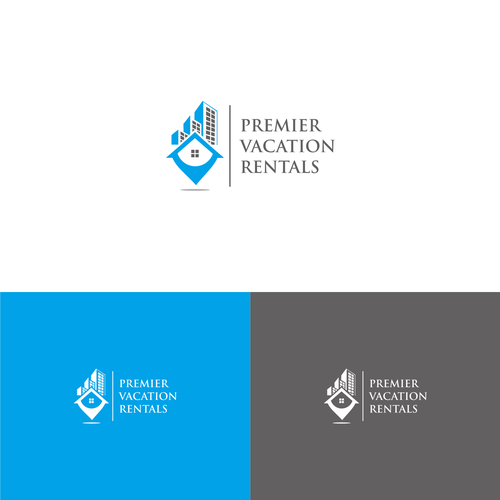 Short Term Vacation Rental Properties Logo Design réalisé par Caknan™