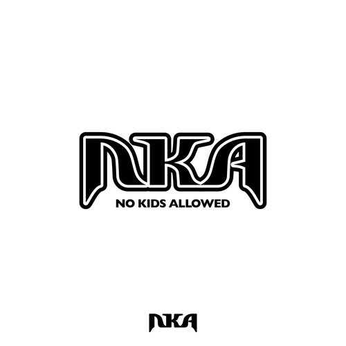 DJ Name Logo Needed for Marketing- NKA (No Kids Allowed) Design by agusugian