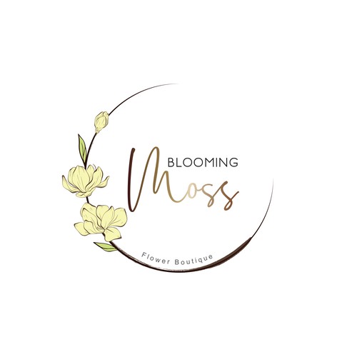 Floral Boutique Logo Design by moon.design