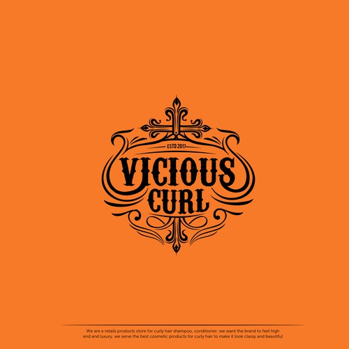 Vicious Curl - the new curly hair care brand - Needs Branding | Logo ...