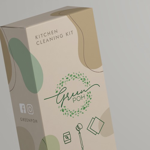 Package designer needed for a minimal, modern, fun, package for natural cleaning supplies Design by Air_designs
