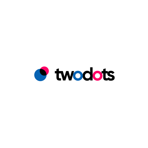 Two Dots Software Fraud Prevention Logo Design - Modern and Simple! Design by NYEgeeks