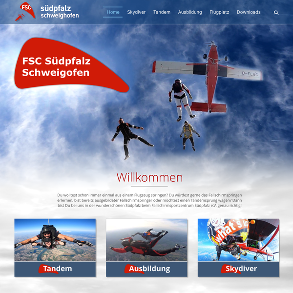 FSC Südpfalz Schweighofen WordPress website design contest