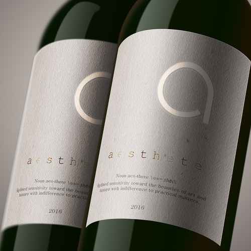 Minimalistic wine label needed Design by Mida Strasni