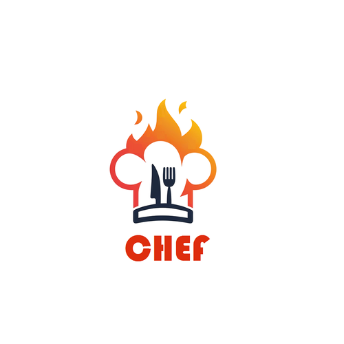 "CHEF": Food & Cooking Social Media Logo Design by Ash_pleasantdesigns