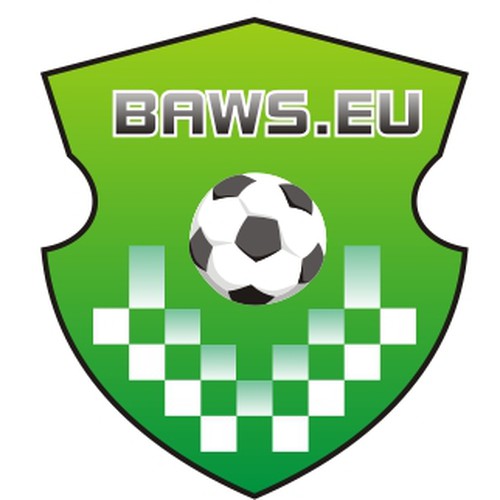 Global football (soccer) logo - baws.eu Design by Cesha