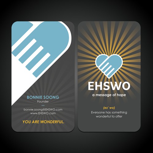 A Cool, Fun Business Card That's Not Really A Business Card - Have fun with this!!!  EHSWO.com Design by CurveSky™ ☑️