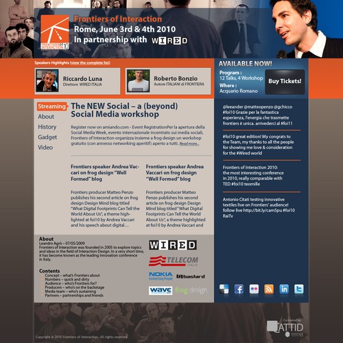 Powerful Technology Conference Website Design by bensign™