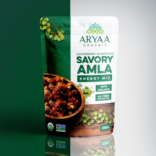Design by Martin Spasovski titled "Aryaa Organic"