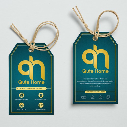 Creating a Bath towel Tag Design Design by √Pro Designer»