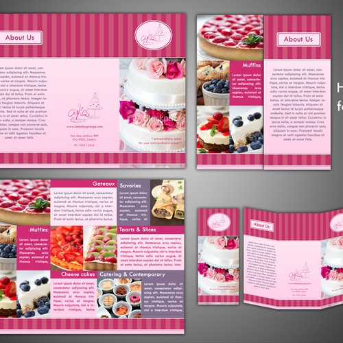 Help Cakes by grange with a new brochure design Design by Owjend