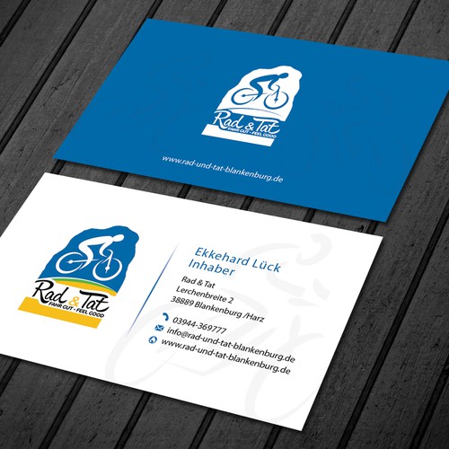 **modern Bike-store needs Business-Cards** Design by deviserpark