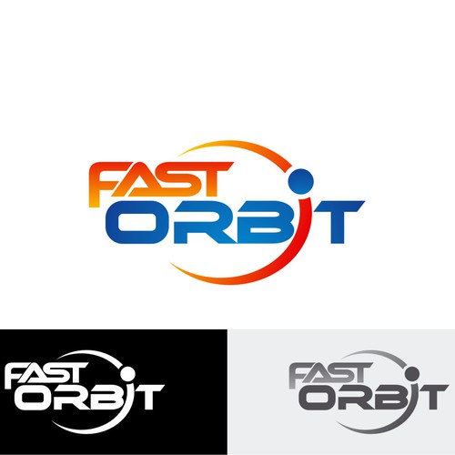 logo for Fast Orbit, LLC Design by ping!