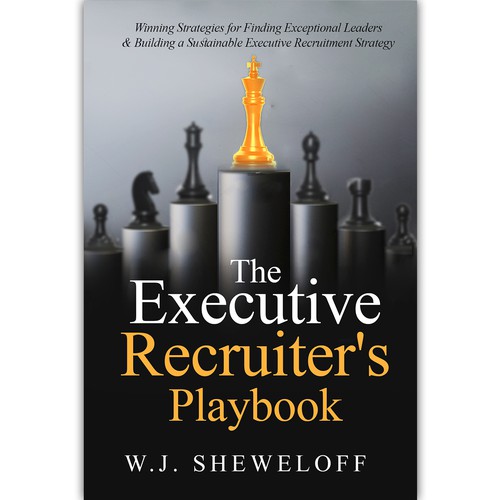 Business book cover design for creating executive search rock stars (1st of 3 books) Design by ink.sharia