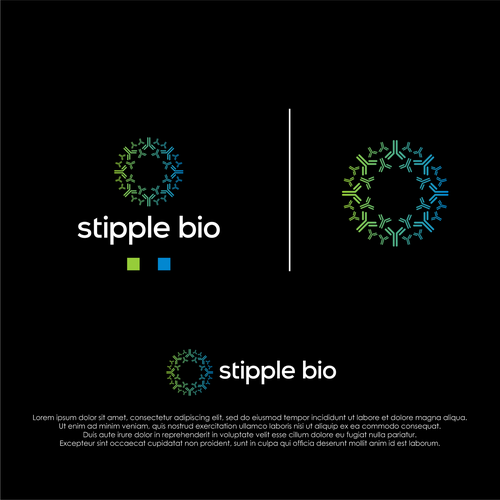 Design a logo for a biotech that uses "molecular stippling" to map out cancer's vulnerabilities Design by Nurseart13