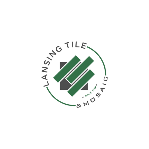 Lansing Tile & Mosaic Logo Update/Refresh for 40th Anniversary Year Design by A29™