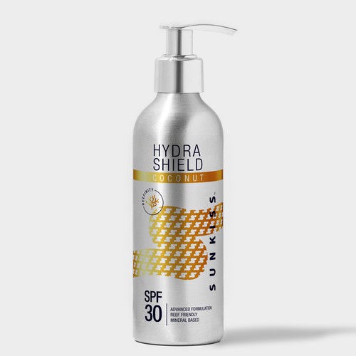 Luxury Sunscreen Label Design by LaboPIXEL