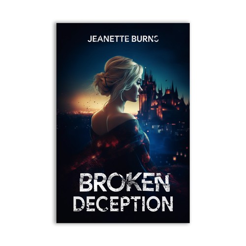 Book cover design for a novel called Broken Deception Design by SamArt❄️