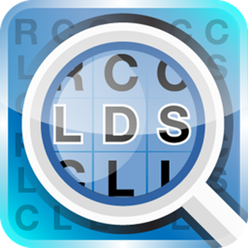 iOS Icon: LDS Word Search game Design by Brandbusters™