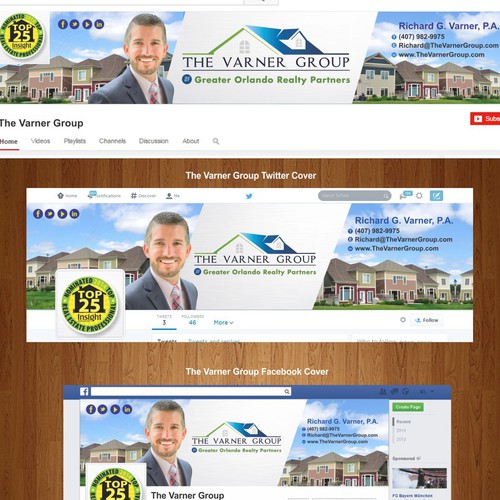 Create A Youtube Channel Art For A Real Estate Company Social Media Page Contest 99designs