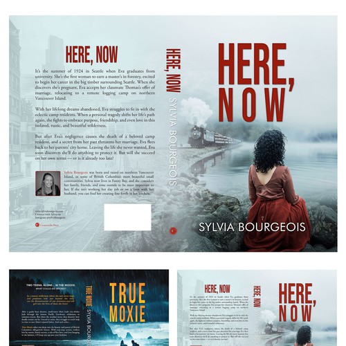 Book cover design for historical fiction novel set in British Columbia Design by Along99