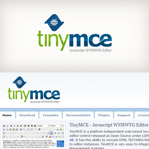 Logo for TinyMCE Website Diseño de RBDK