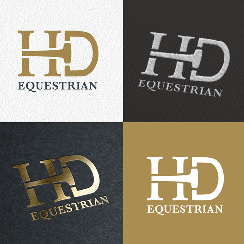 Reitsport Logo für luxuriösen Sportstall Design by Painted Pony Studios