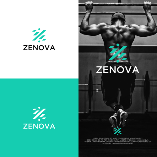 Zenova Logo: Revolutionary suite of health and wellness mobile apps Diseño de -BlackHorse™ -