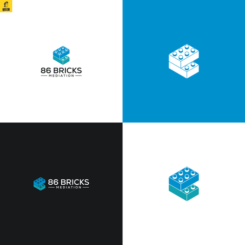 Lego-style bricks logo for Mediation and Coaching Business-ontwerp door AZS