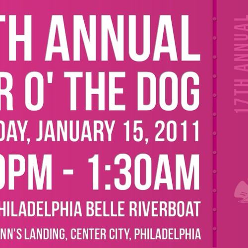 Black Tie Event Ticket Design Design by nextart