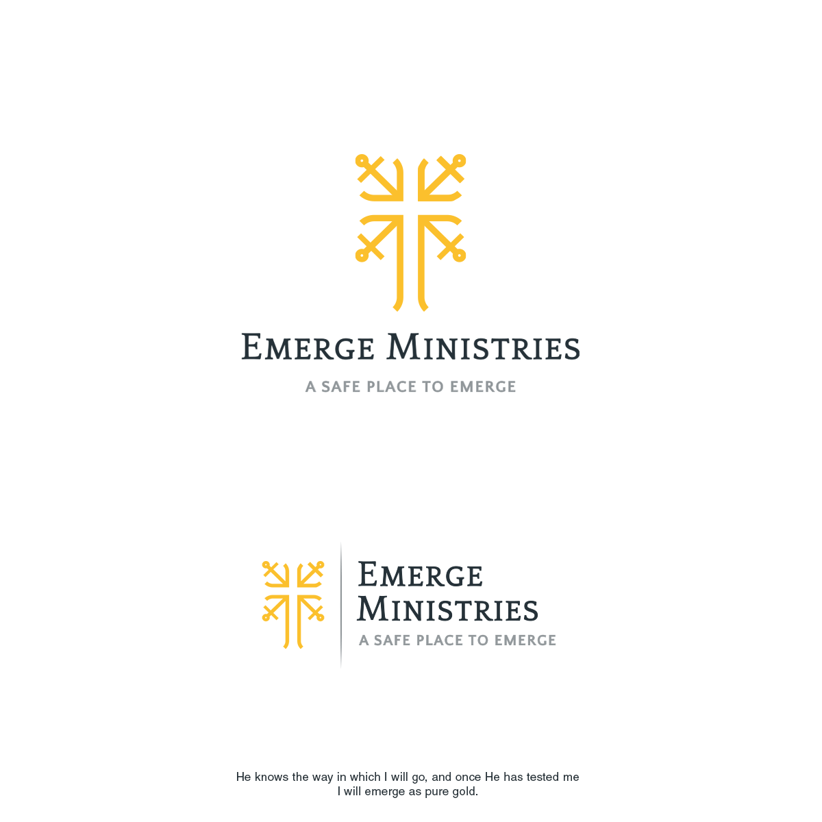 Ministry logo with the title 'Emerge Ministries'