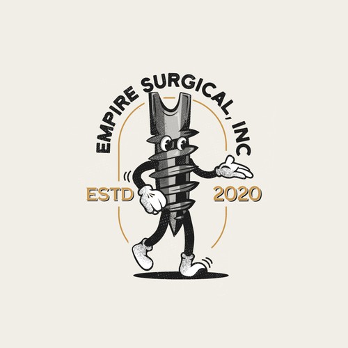 Design a vintage logo for an exciting medical device company in San Diego! Design by A. R.