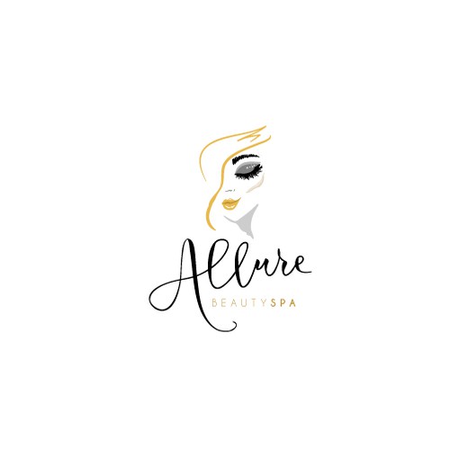 Sleek, modern, sexy. Allure Beauty Spa | Logo design contest