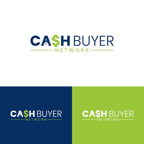 Cash Buyer Network -- Logo Design Design by Md. Faruk ✅