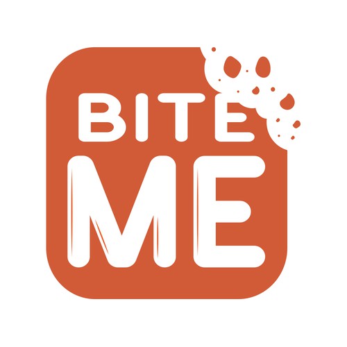 BITE ME LOGO DESIGN FOR AN ONLINE ORDERING FOOD APP Design by LICANTHROPE